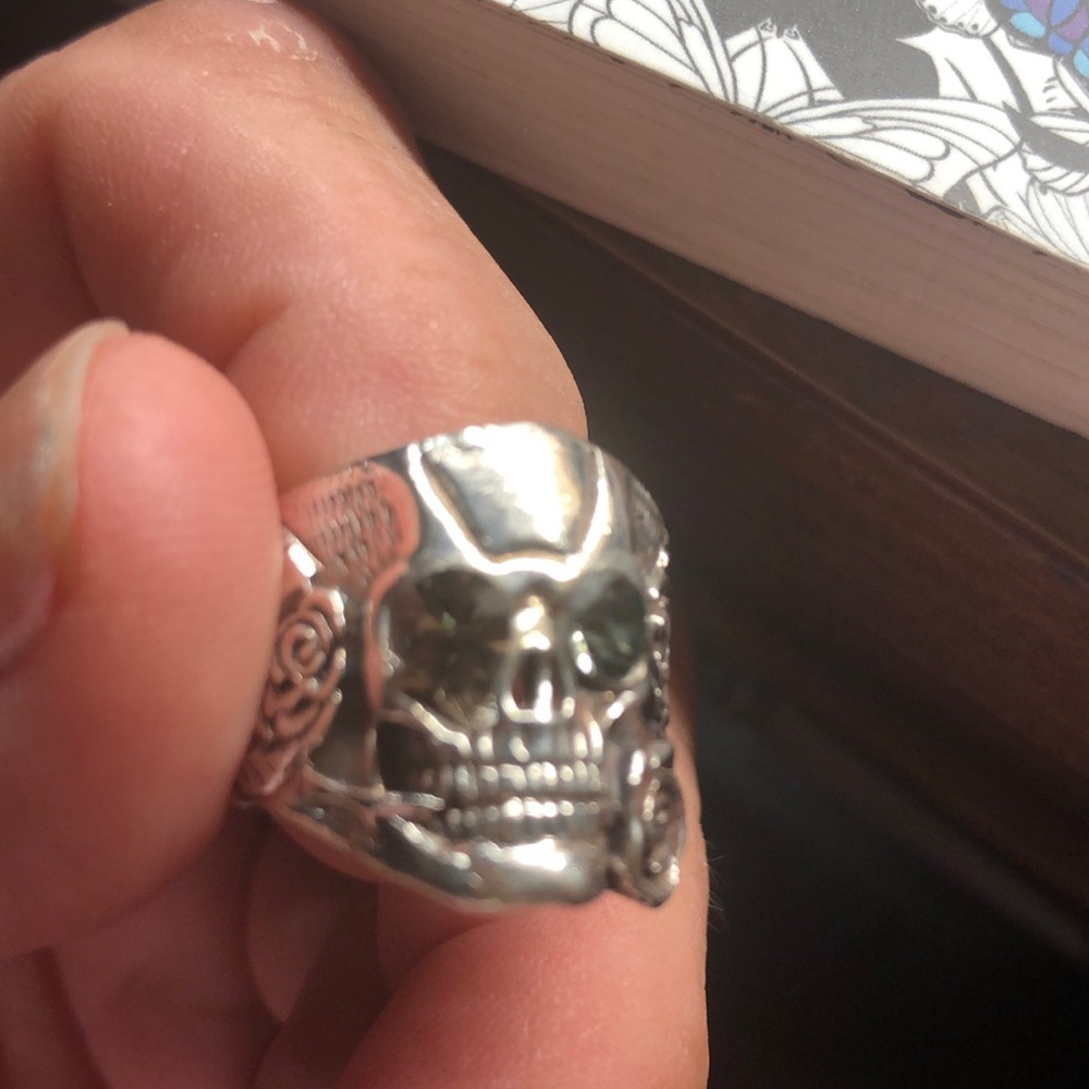 Skull ring sterling beautiful